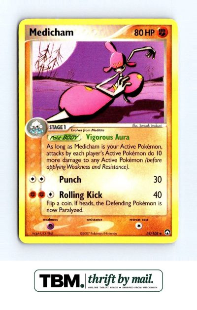 2007 Pokemon Power Keepers #34/108 Medicham