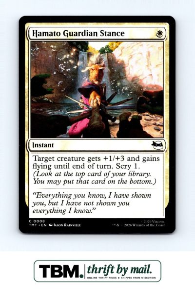 2026 Magic the Gathering Teenage Mutant Ninja Turtles #8 Hamato Guardian Stance