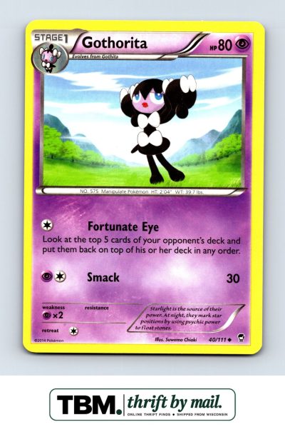 2014 Pokemon XY - Furious Fists #40/111 Gothorita