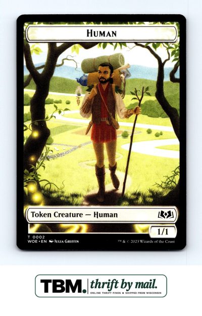 2023 Magic the Gathering Wilds of Eldraine #2 Human Token
