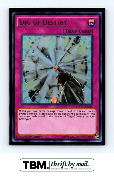 2016 Yugioh #MVP1-EN022 Dig of Destiny Foil
