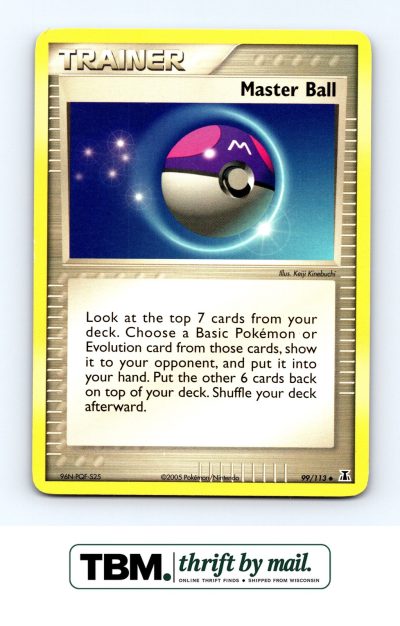 2005 Pokemon Delta Species #99/113 Master Ball