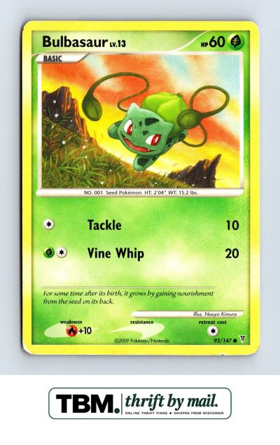 2009 Supreme Victors #93/147 Bulbasaur