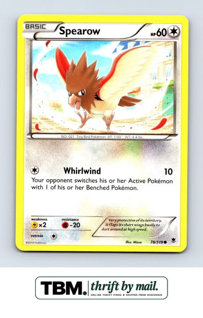 2014 Pokemon XY - Phantom Forces #78/119 Spearow