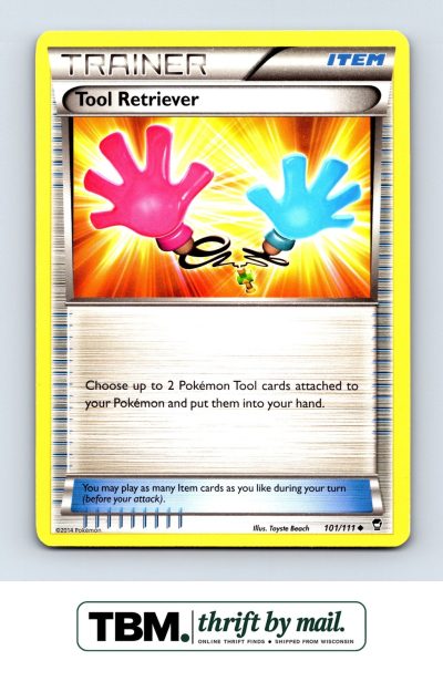 2014 Pokemon XY - Furious Fists #101/111 Tool Retriever