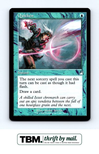 2024 Magic the Gathering Ravnica Remastered #318 Quicken (Retro Frame)