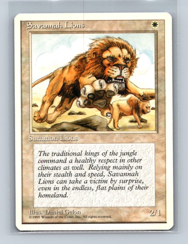Fourth Edition Savannah Lions