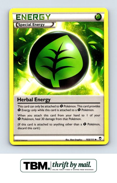 2014 Pokemon XY - Furious Fists #103/111 Herbal Energy