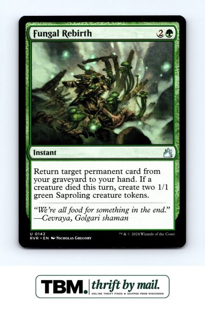 2024 Magic the Gathering Ravnica Remastered #142 Fungal Rebirth