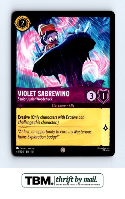 2025 Disney Lorcana Whispers in the Well #44/204 Violet Sabrewing