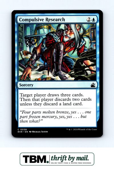 2024 Magic the Gathering Ravnica Remastered #38 Compulsive Research