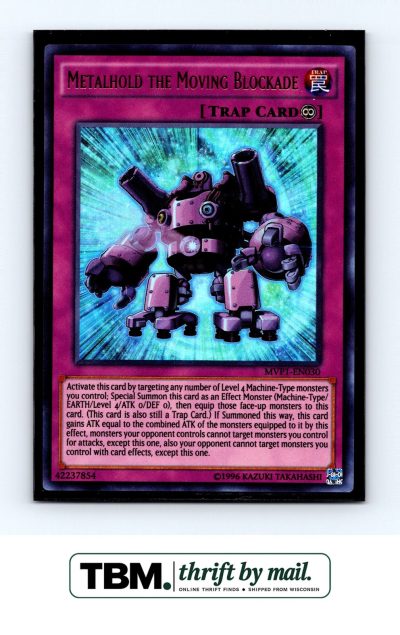 2016 Yugioh #MVP1-EN030 Metalhold the Moving Blockade Foil