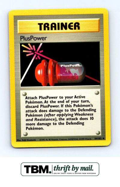 1999 Pokemon Base Set #084/102 PlusPower