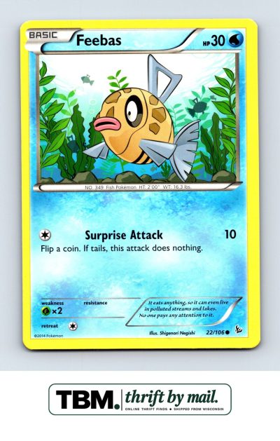 2014 Pokemon XY - Flashfire #22/106 Feebas