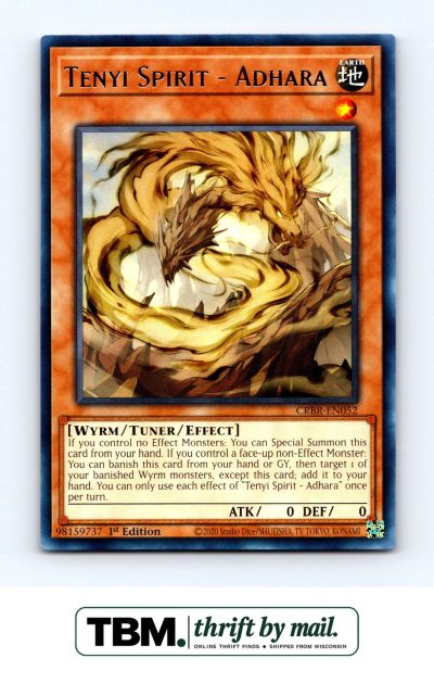 2024 Yugioh #CRBR-EN052 Tenyi Spirit