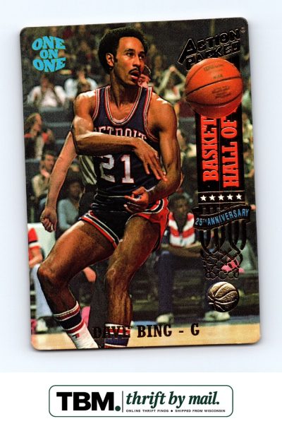 1993 Topps Action Packed Hall of Fame #3 Dave Bing Detroit Pistons