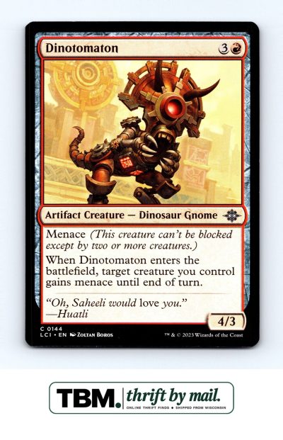 2023 Magic the Gathering The Lost Caverns of Ixalan #144 Dinotomaton