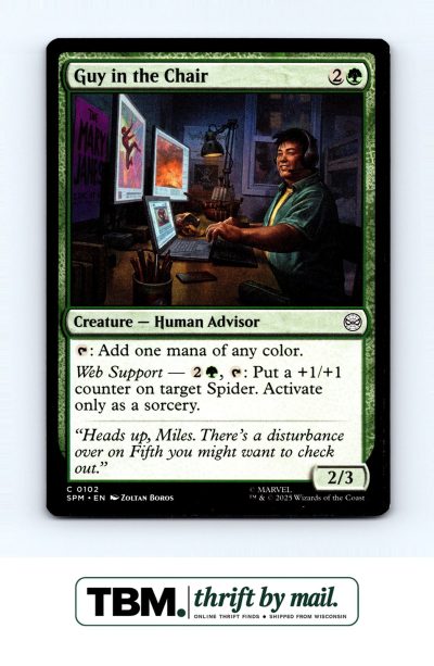 2025 Magic the Gathering Marvel's Spider-Man #102 Guy in the Chair