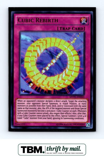 2016 Yugioh #MVP1-EN043 Cubic Rebirth Foil