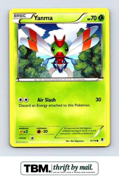 2014 Pokemon XY - Phantom Forces #3/119 Yanma