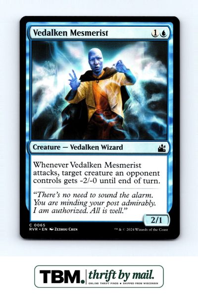 2024 Magic the Gathering Ravnica Remastered #65 Vedalken Mesmerist