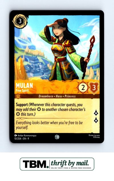 2025 Disney Lorcana Fabled #10/204 Mulan