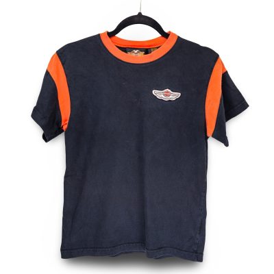 Harley-Davidson 100th Anniversary T-Shirt Mens L Black Orange Excellent