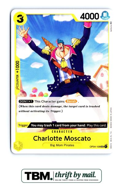 2023 One Piece Kingdoms of Intrigue #OP04-108 Charlotte Moscato