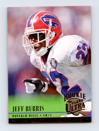1994 Ultra #342 Jeff Burris Buffalo Bills Rookie Card - Excellent