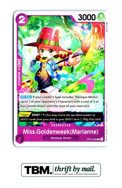 2023 One Piece Kingdoms of Intrigue #OP04-065 Miss.Goldenweek(Marianne)