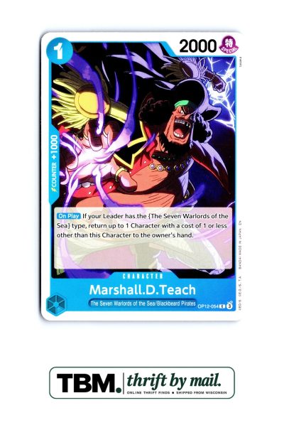 2025 One Piece Legacy of the Master #OP12-054 Marshall.D.Teach