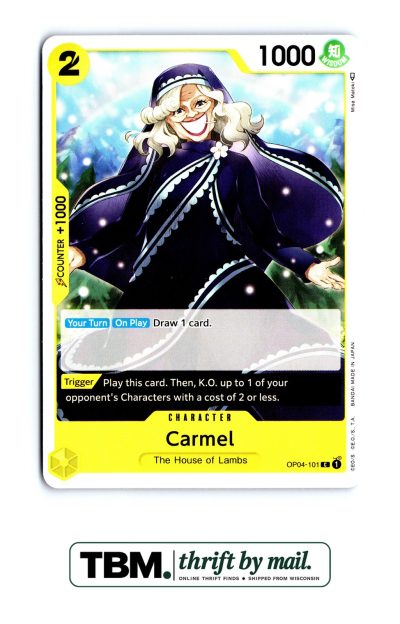 2023 One Piece Kingdoms of Intrigue #OP04-101 Carmel