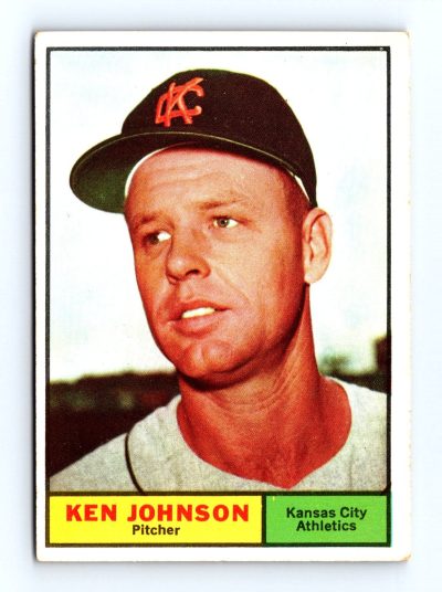 1961 Topps #24 Ken Johnson