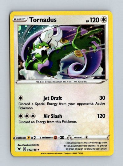 SWSH04: Vivid Voltage #142/185 Tornadus Holo