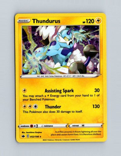 SWSH06: Chilling Reign #052/198 Thundurus Holo