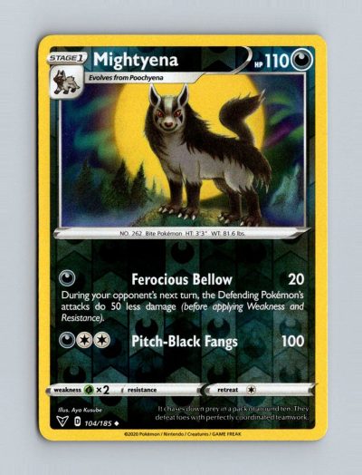 SWSH04: Vivid Voltage #104/185 Mightyena Holo