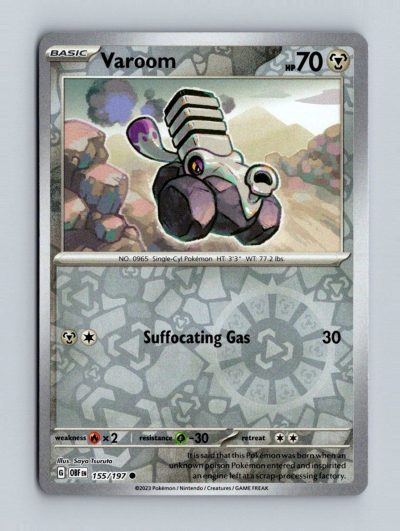 SV03: Obsidian Flames #155/197 Varoom Holo