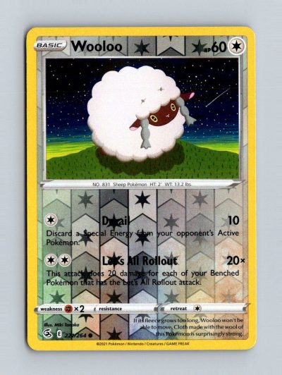 SWSH08: Fusion Strike #221/264 Wooloo (221) Holo