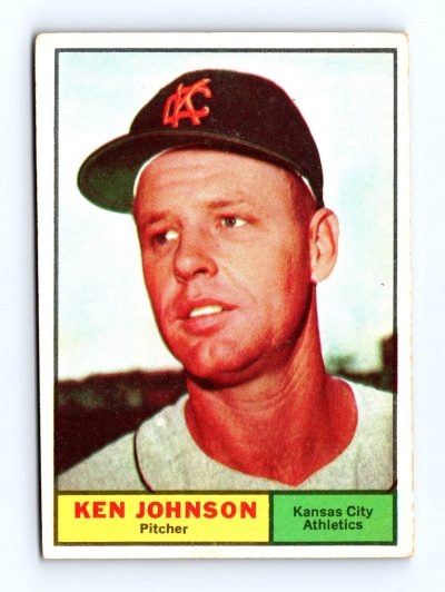 1961 Topps #24 Ken Johnson