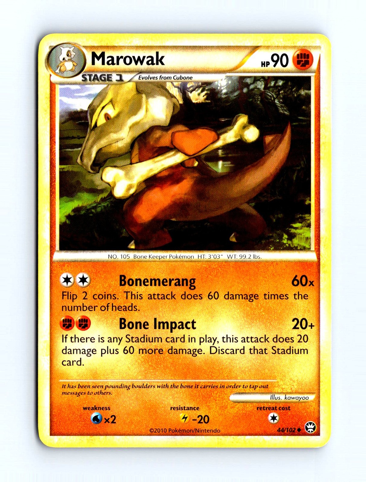 Pokémon Triumphant #44/102 Marowak