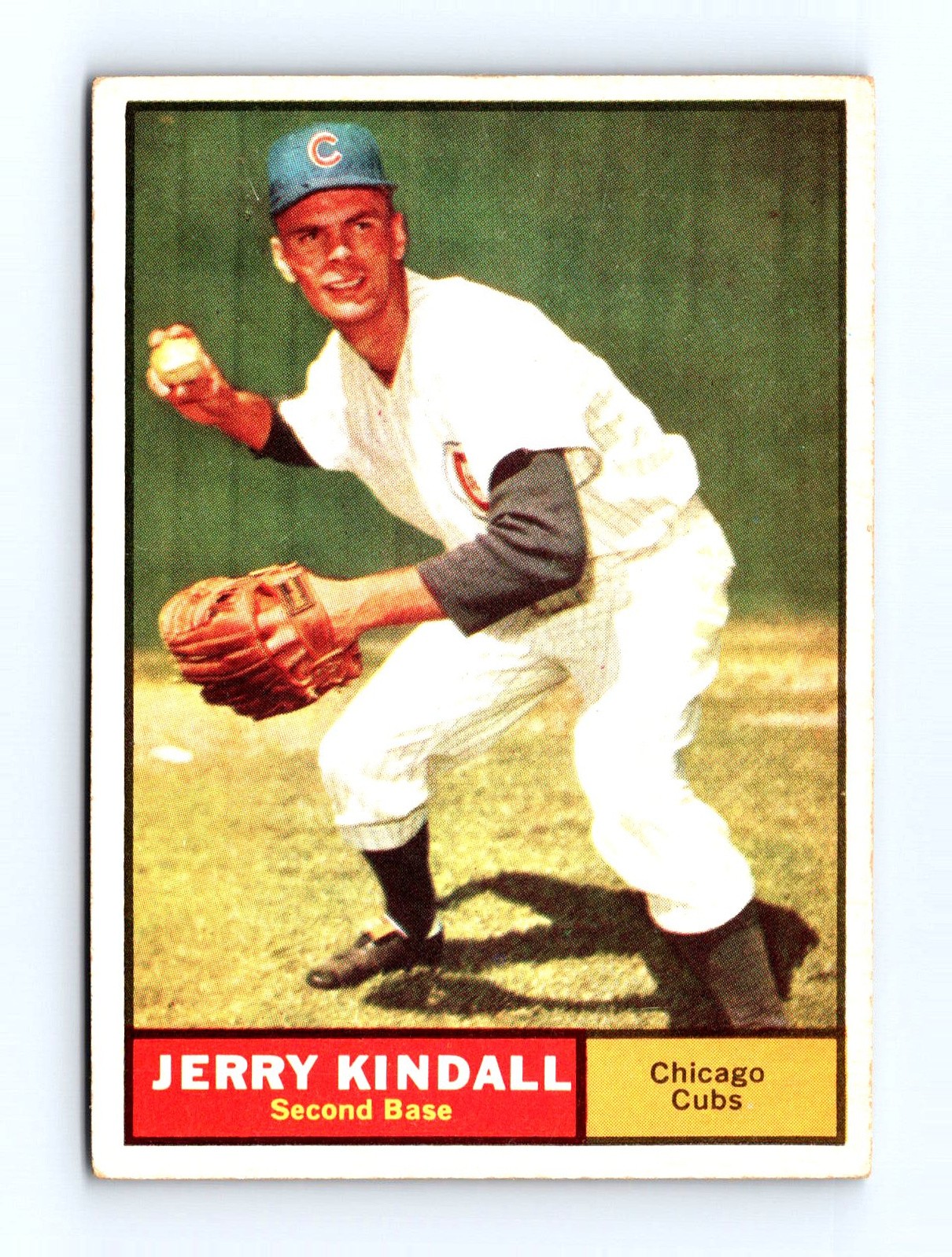 1961 Topps #27 Jerry Kindall Chicago Cubs