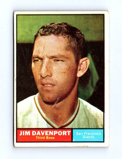 1961 Topps #55 Jim Davenport