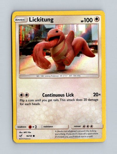 Detective Pikachu #16/18 Lickitung Holo