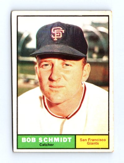 1961 Topps #31 Bob Schmidt