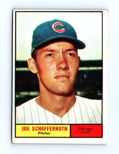 1961 Topps #58 Joe Schaffernoth