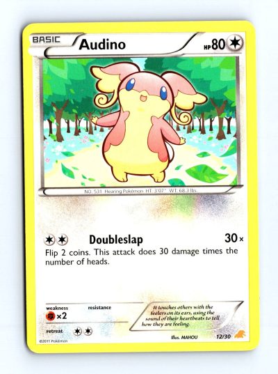 BW Trainer Kit: Excadrill & Zoroark #12/30 Audino (#12)