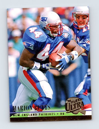 1994 Ultra Marion Butts #448 New England Patriots Football Card Excellent