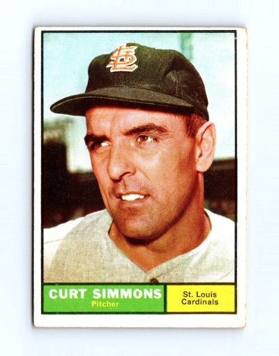 1961 Topps #11 Curt Simmons