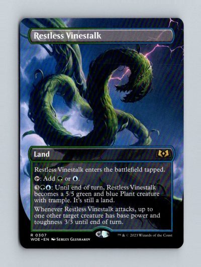 Wilds of Eldraine #307 Restless Vinestalk (Borderless)