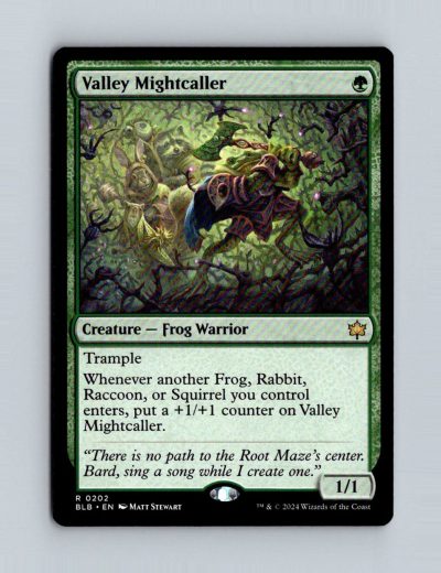 Bloomburrow #202 Valley Mightcaller
